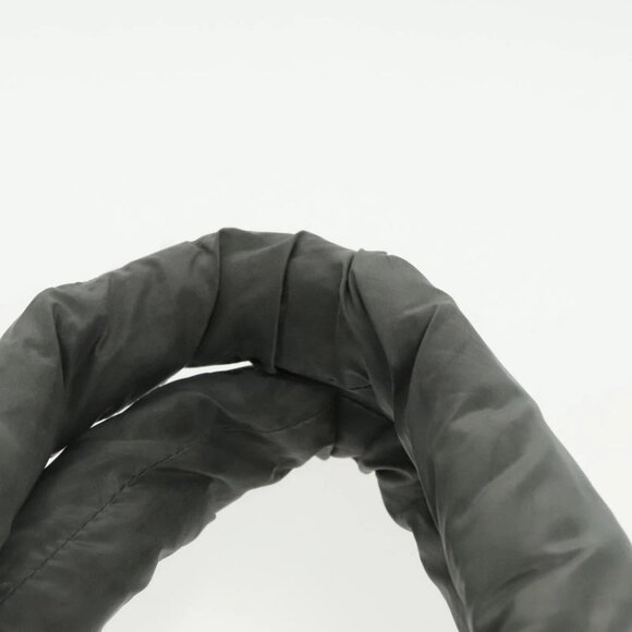 CHANEL Cococoon Shoulder Bag Nylon Gray Silver CC - Picture 12 of 15